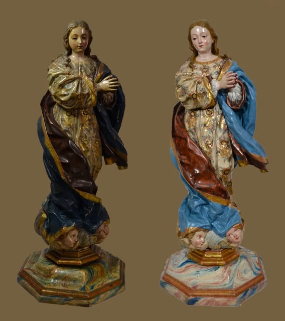 Detalle de restauración escultórica
